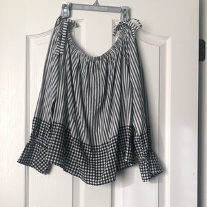 Express off the shoulder shirt
